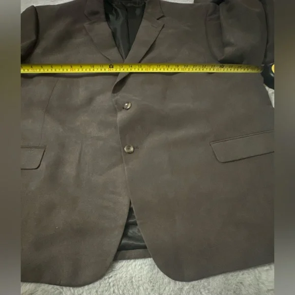 Jean Paul Germain 56R 2 Button Sport Coat Blazer Microfiber Sueded - Picture 5 of 13